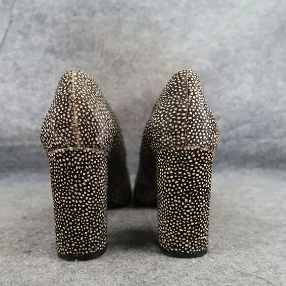 Banana Republic Shoes Womens 11 Pumps Heels Pointed Toe Dyed Fur Fashion Formal