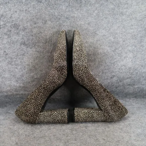 Banana Republic Shoes Womens 11 Pumps Heels Pointed Toe Dyed Fur Fashion Formal