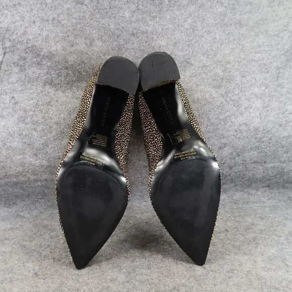 Banana Republic Shoes Womens 11 Pumps Heels Pointed Toe Dyed Fur Fashion Formal