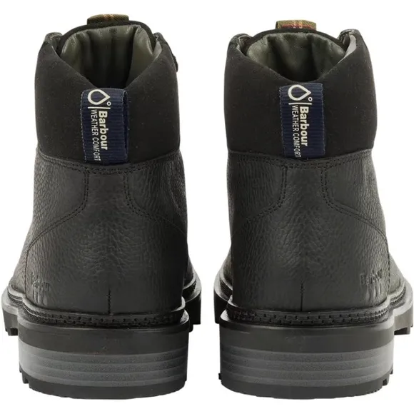 Barbor Black Belgrave Waterproof Leather Hiking Boots New No Box Size 7