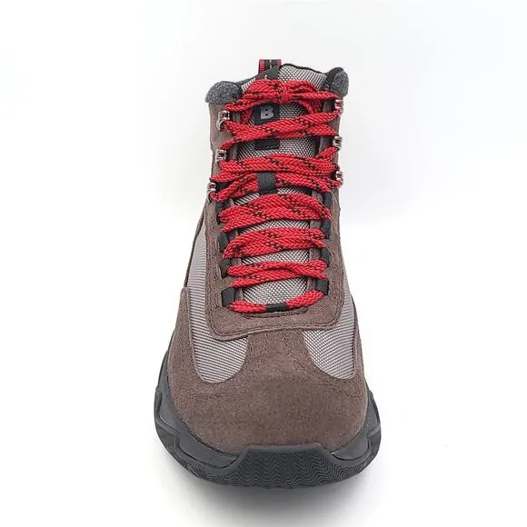 Bass Outdoor Men Hiking Boots Field Alpine 2 Size US 7 Brown Waterproof Suede
