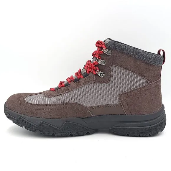 Bass Outdoor Men Hiking Boots Field Alpine 2 Size US 7 Brown Waterproof Suede