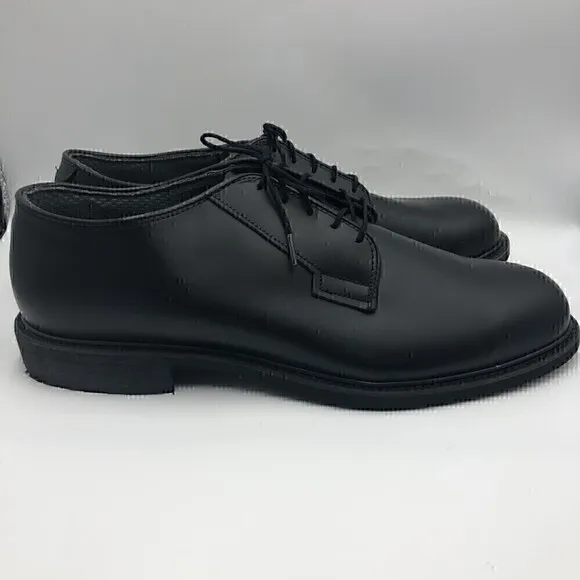 Bates Men's Unworn Black Lace Up Oxfords Shoes Non Marking Vibram Size 13C