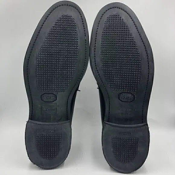 Bates Men's Unworn Black Lace Up Oxfords Shoes Non Marking Vibram Size 13C