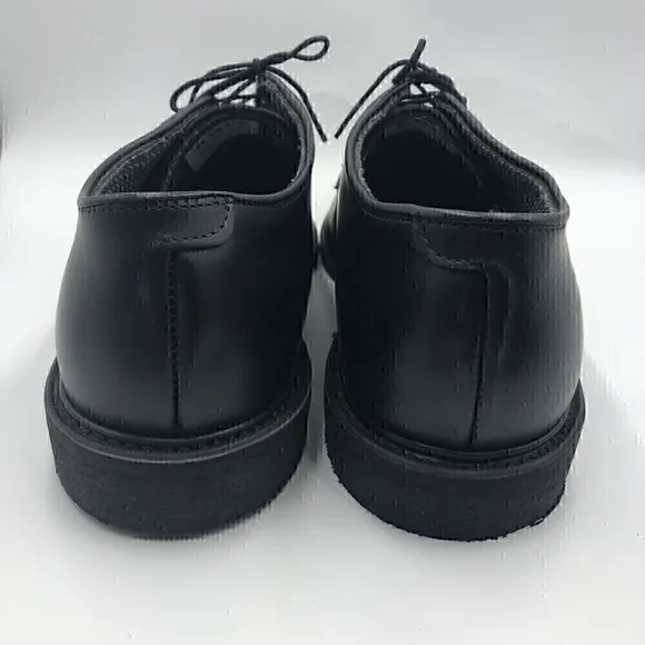 Bates Men's Unworn Black Lace Up Oxfords Shoes Non Marking Vibram Size 13C