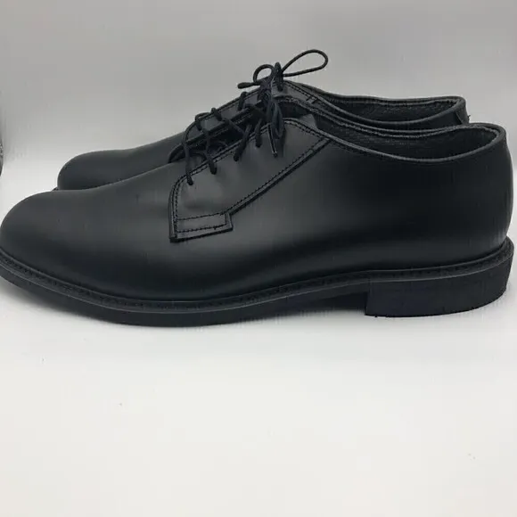 Bates Men's Unworn Black Lace Up Oxfords Shoes Non Marking Vibram Size 13C