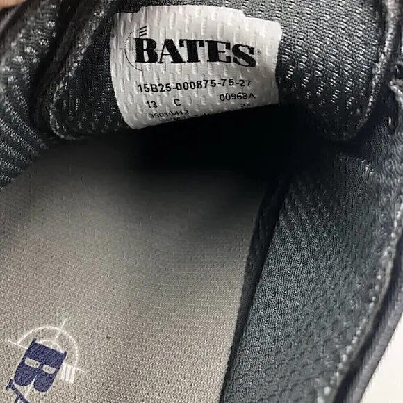 Bates Men's Unworn Black Lace Up Oxfords Shoes Non Marking Vibram Size 13C
