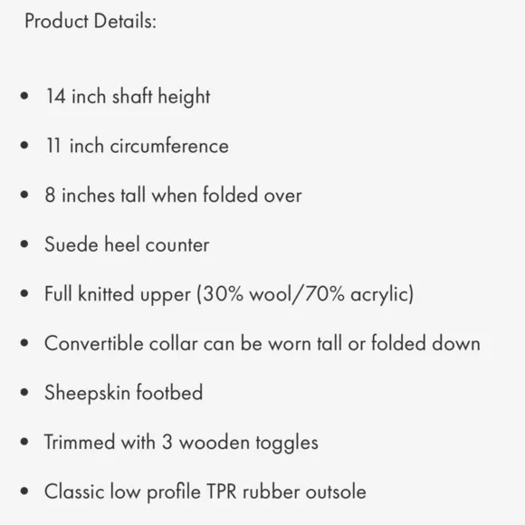 BearPaw Women’s Gray Knitted Tall Sweater Boots 6