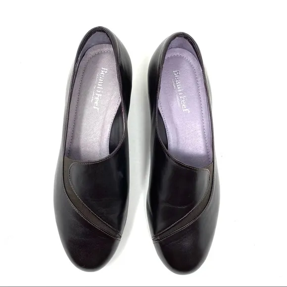 Beautifeel Andrea Caviar Leather slip on shoes