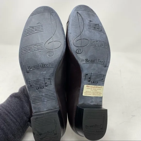 Beautifeel Andrea Caviar Leather slip on shoes