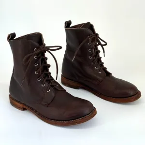 Bed Stu Boots Mens Sz 12 M Leather Short Ankle Brown Lace Up
