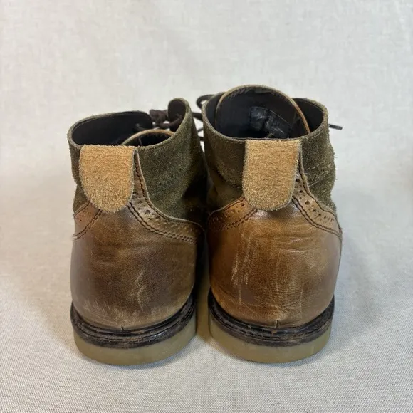 Bed Stu Capacity Light Weight Rustic Ankle Mens Chukka Boots Leather Suede Sz 12