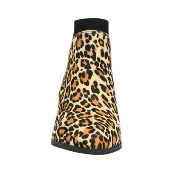 Bella Vita  Ankle Bootie Women’s Animal Leopard Print  Leather Suede Boots 6.5WW