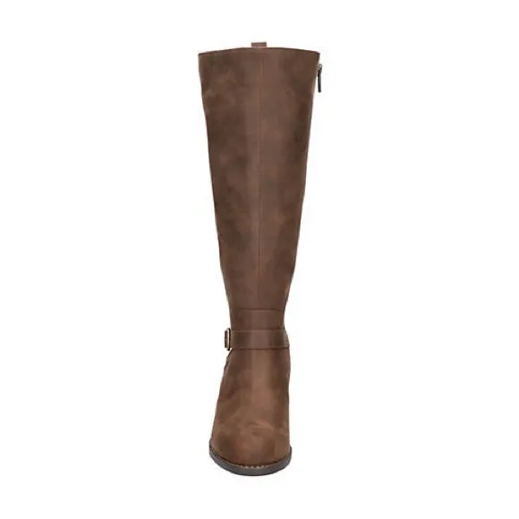 Bella Vita Baina Block Heel Tall Boots in Brown, Size 11 New in Box