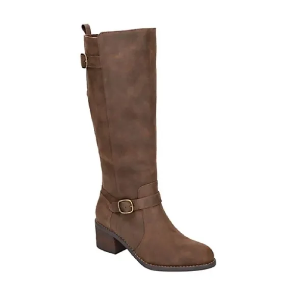 Bella Vita Baina Block Heel Tall Boots in Brown, Size 11 New in Box