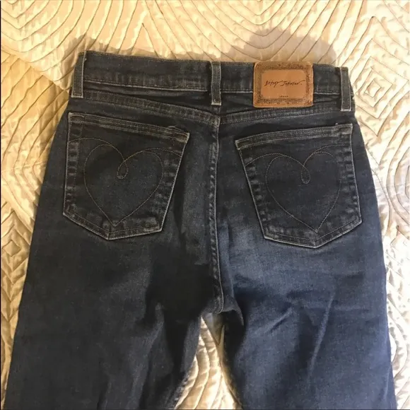 Betsey Johnson 90s Vintage straight leg Jeans!