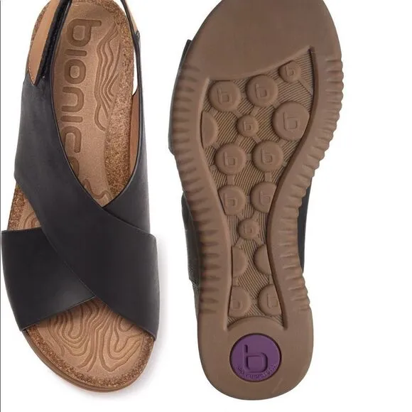 💥Bionica water resistant super comfy  wedge sandal size 8