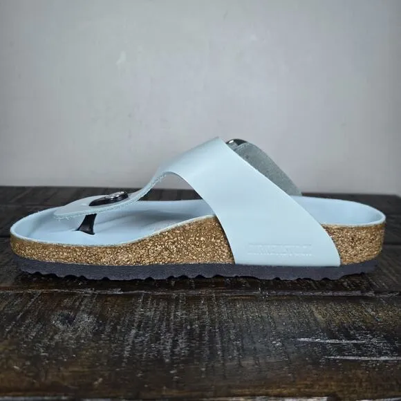 Birkenstock Gizeh Big Buckle Womens Size 5 EU 36 Regular Beach Sandals Blue