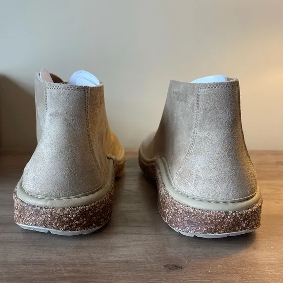 Birkenstock Milton Suede Desert Boots in Ginger - New In Box