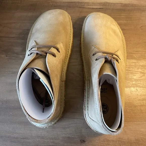 Birkenstock Milton Suede Desert Boots in Ginger - New In Box