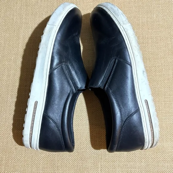 Birkenstock Oswego Mens Shoes US: 45 (US 12- 12.5) Black Leather Slip On Sneaker
