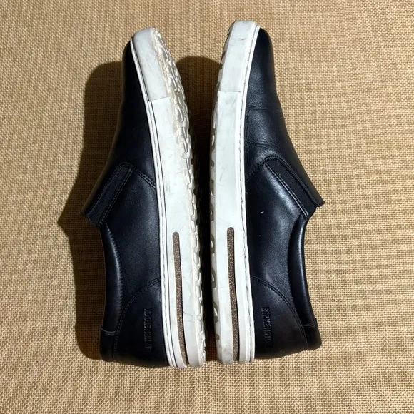 Birkenstock Oswego Mens Shoes US: 45 (US 12- 12.5) Black Leather Slip On Sneaker