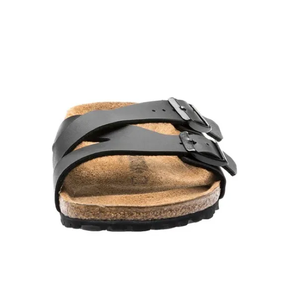 Birkenstock sandals black faux leather two straps cross over sandals EU size 40