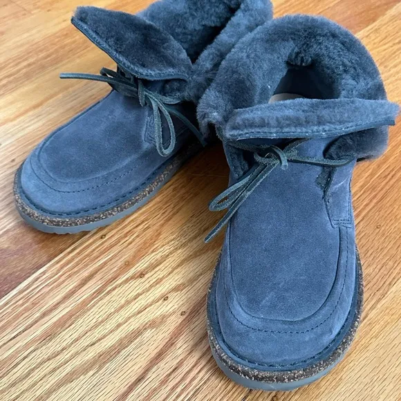 Birkenstock Women’s BAKKI in Graphite Gray; Size EU 38 Regular Width (US 7-7.5)