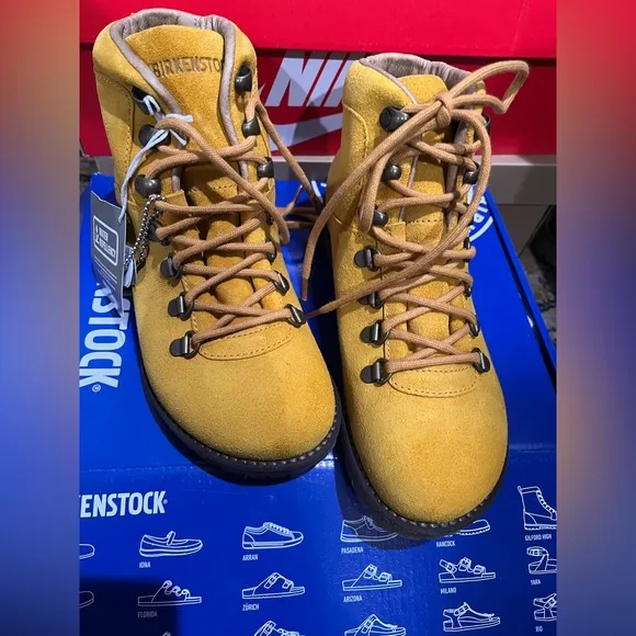Birkenstock Yellow Boots Stylish Durable Comfort