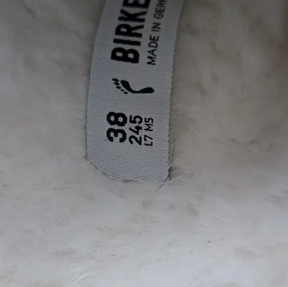 Birkenstock Zermatt PremiumSuede Leather - Antique White