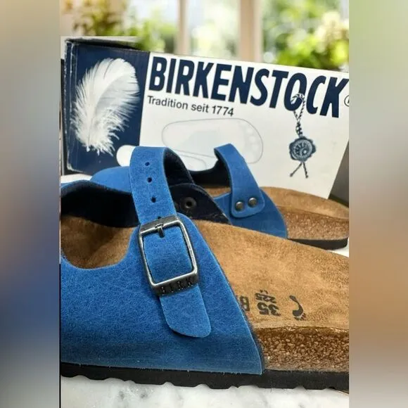 BIRKENSTOCK Clog Colbalto Blue Slip-on Shoes Size EU 35