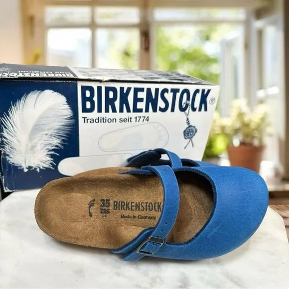 BIRKENSTOCK Clog Colbalto Blue Slip-on Shoes Size EU 35