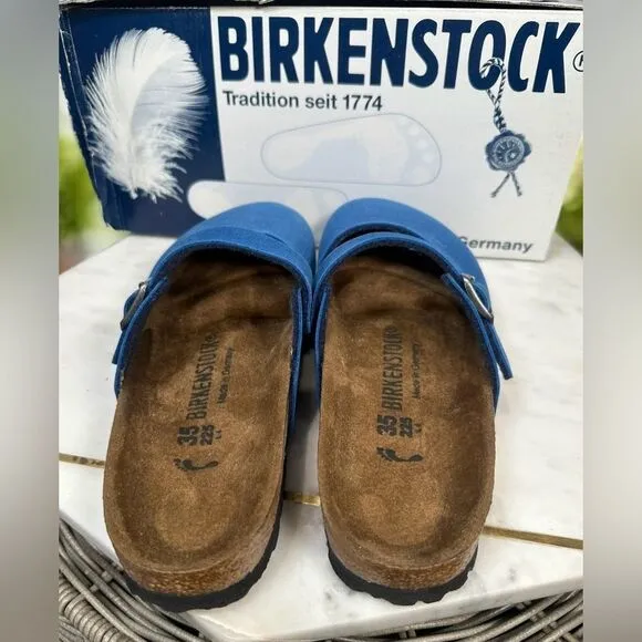 BIRKENSTOCK Clog Colbalto Blue Slip-on Shoes Size EU 35
