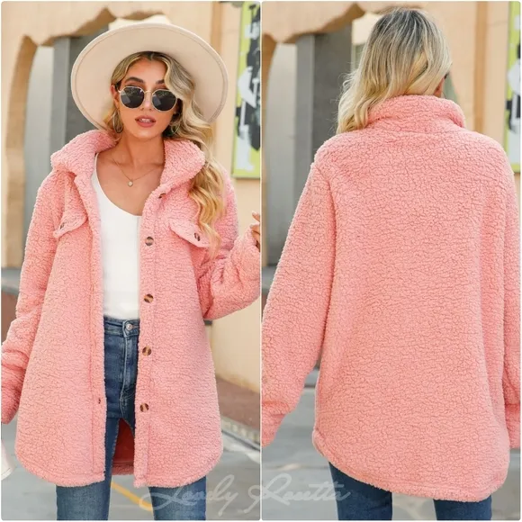 Black Button Down Coat