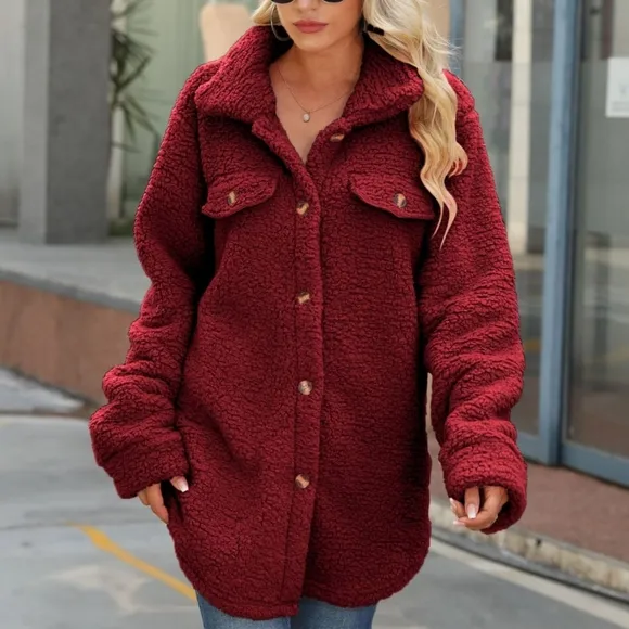 Black Button Down Coat