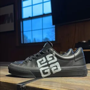 Black Leather Givenchy shoes