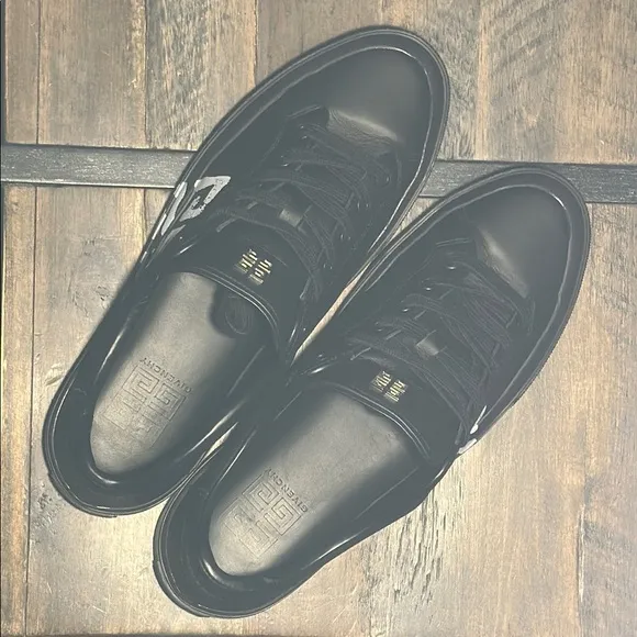 Black Leather Givenchy shoes