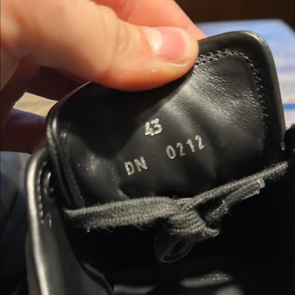 Black Leather Givenchy shoes