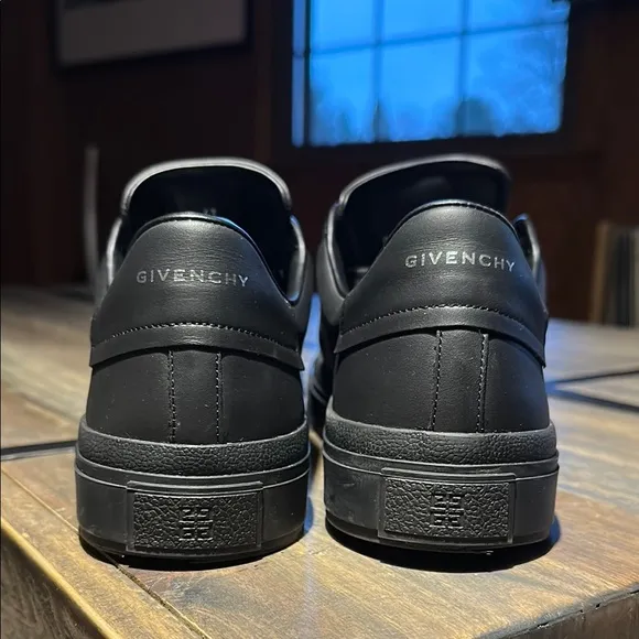 Black Leather Givenchy shoes