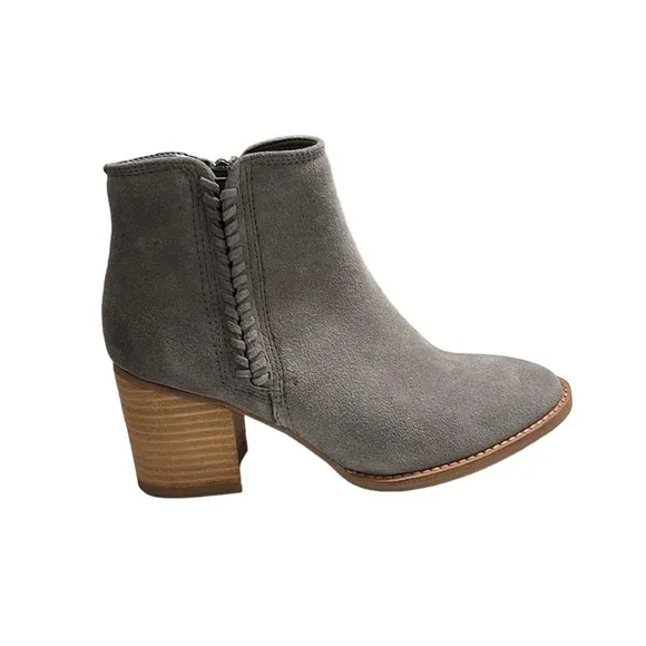 Blondo Nina Waterproof Suede Grey Boots Size 5