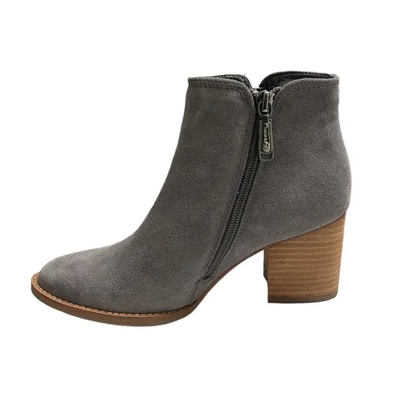 Blondo Nina Waterproof Suede Grey Boots Size 5