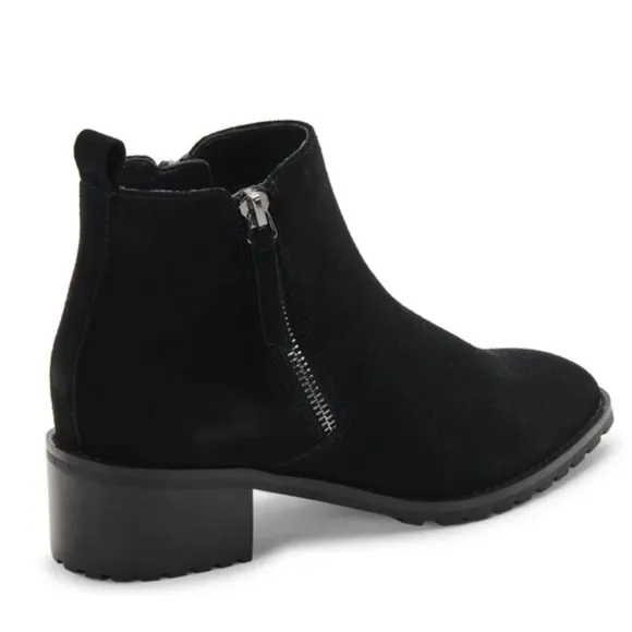 Blondo SAMARA black suede waterproof ankle boots size 9