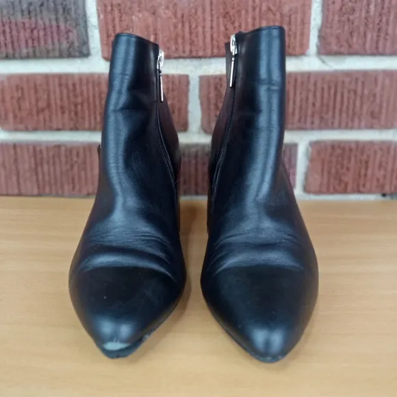 BLONDO 'Tasel' Waterproof Genuine Leather Ankle Boots in Black