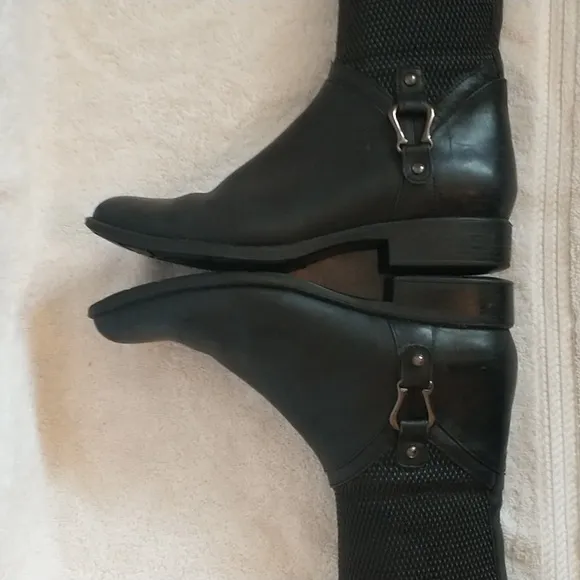 Blondo Verga Aqua Protect Tall Leather Boots Women's Size 9 Black