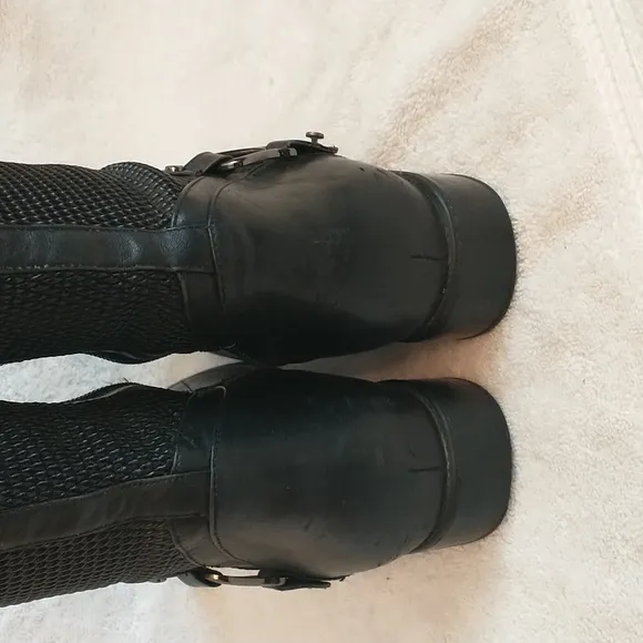 Blondo Verga Aqua Protect Tall Leather Boots Women's Size 9 Black