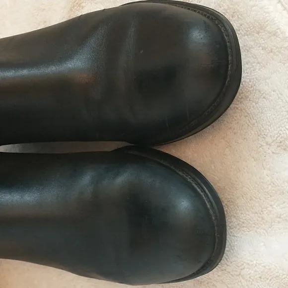 Blondo Verga Aqua Protect Tall Leather Boots Women's Size 9 Black