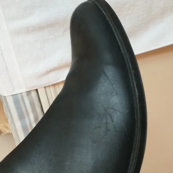 Blondo Verga Aqua Protect Tall Leather Boots Women's Size 9 Black