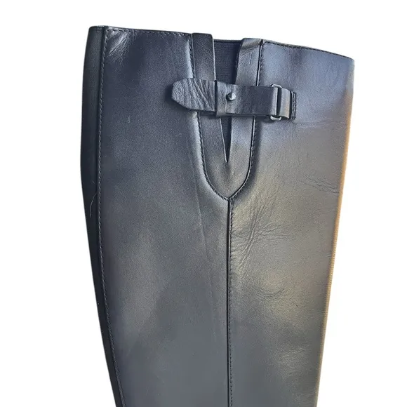 Blondo Women’s Volly Leather Waterproof Riding Boot Black Size 7.5 m