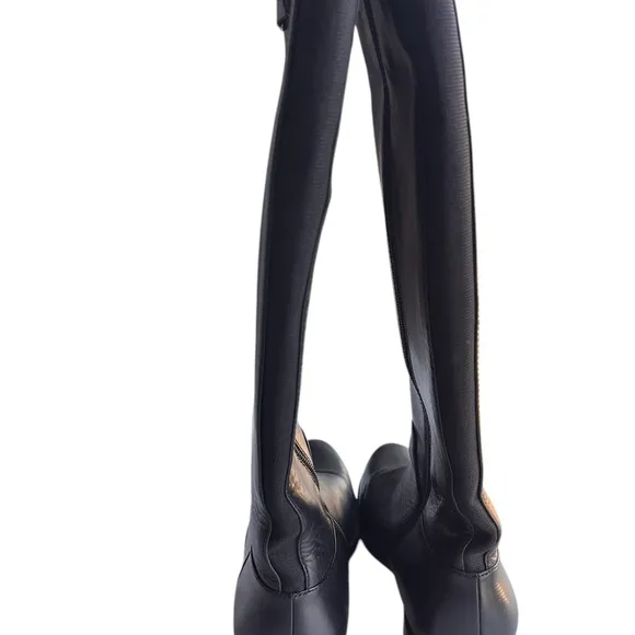 Blondo Women’s Volly Leather Waterproof Riding Boot Black Size 7.5 m