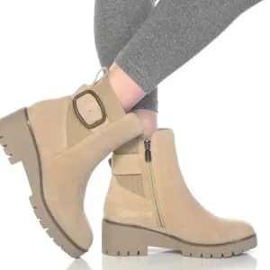 Blondo Women's Dahlia Waterproof Boots Sand Suede size 6 NWOT